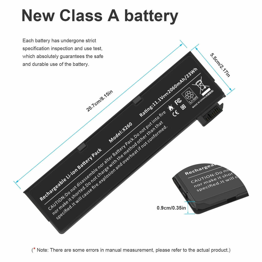 68+ X240 Battery for Lenovo ThinkPad T440 T440S X260 X250 T450s  121500146 / 121500147