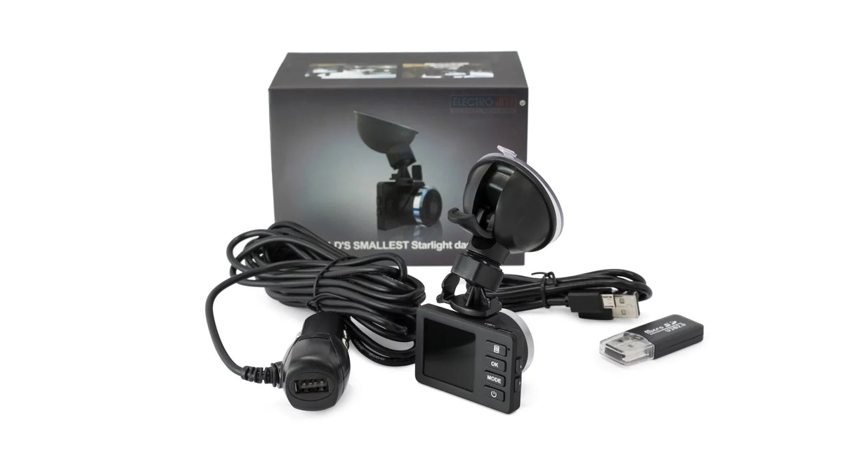 In-Car  System Intergrated Two Lens Camera - Simultaneous Recording