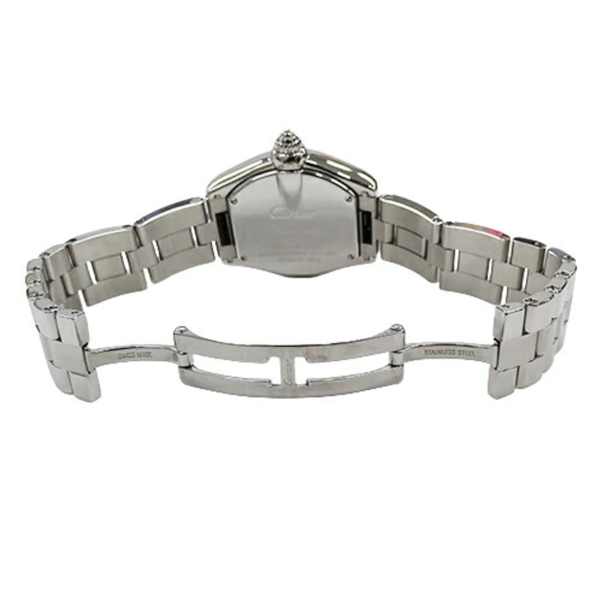 Pre-Owned Cartier Watch Ladies Roadster  Date Quartz Stainless Steel  W62016V3 Silver Polished (Fair)