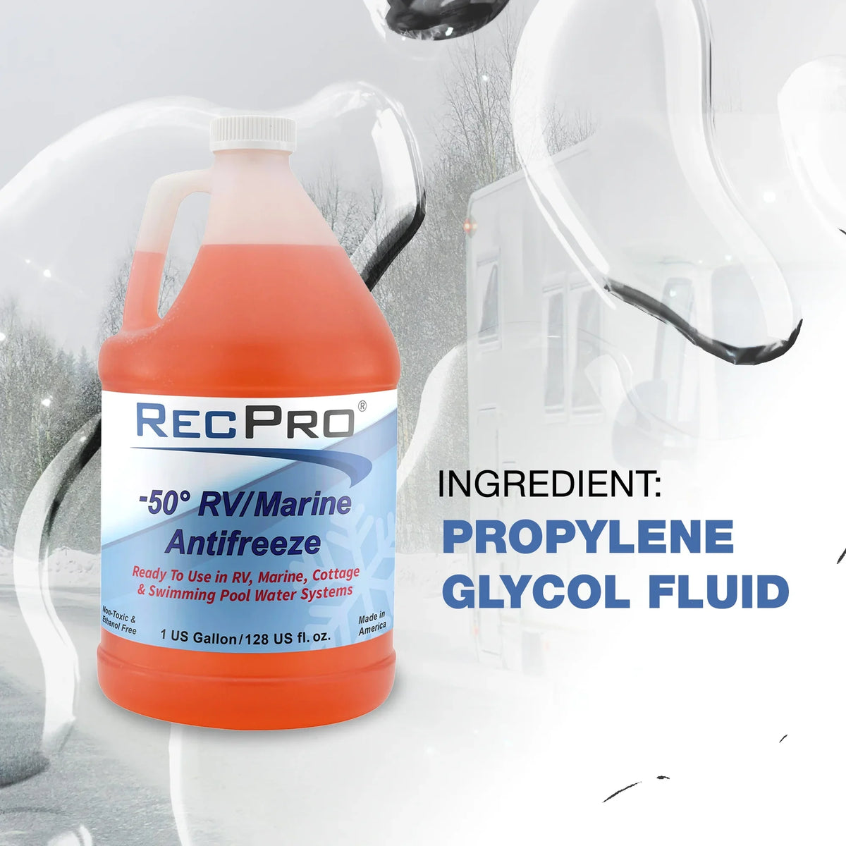 RecPro  Antifreeze Concentrate Fluid for Winterizing Vehicles (2 Pack)