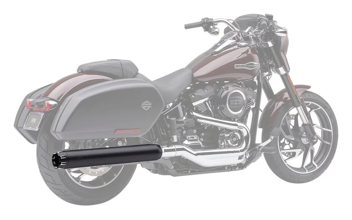 Cobra Dual Cut Slip-On Muffler iBlack (6521B)