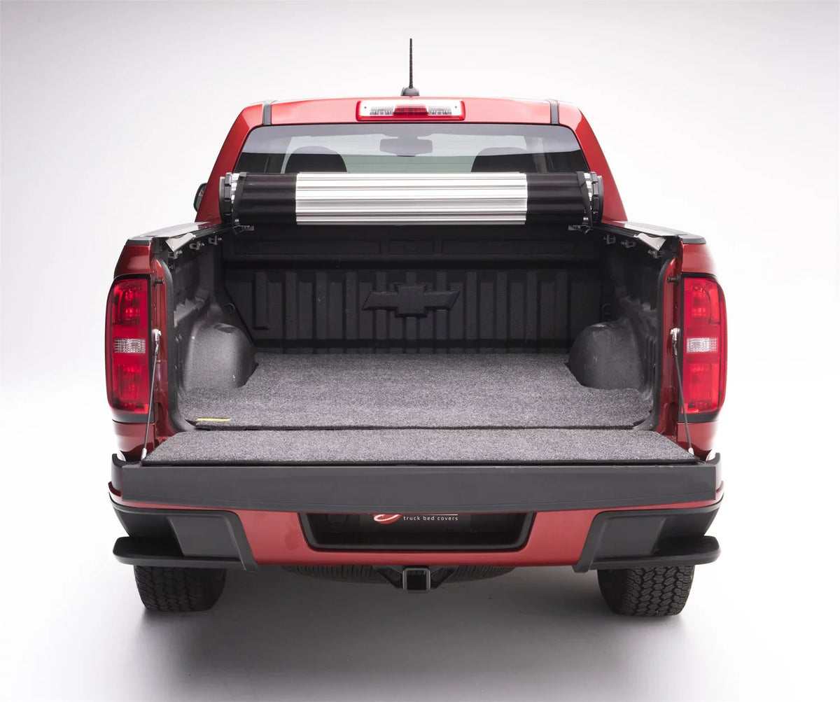 BedRug by RealTruck Classic Bed Mat Compatible with 2015 - 2022 Chevrolet Colorado/ Canyon, 5" Bed w/Drop-In Liner, Charcoal Grey | BMB15CCS