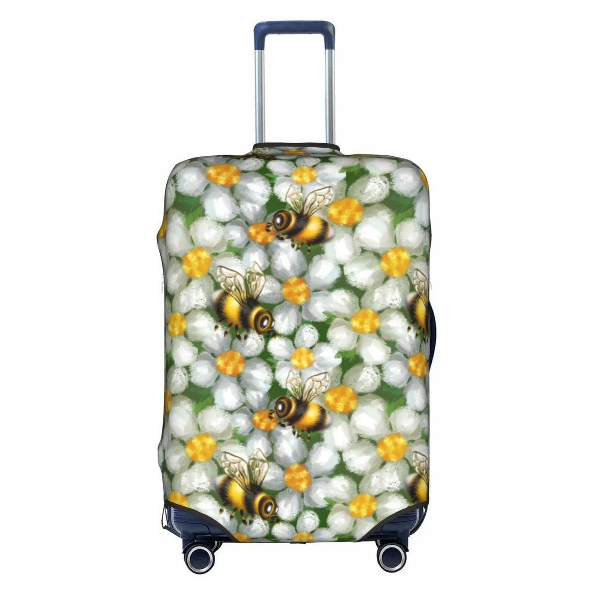 Kll Bees And Flower Luggage Cover Suitcase Cover Suitcase Protector-