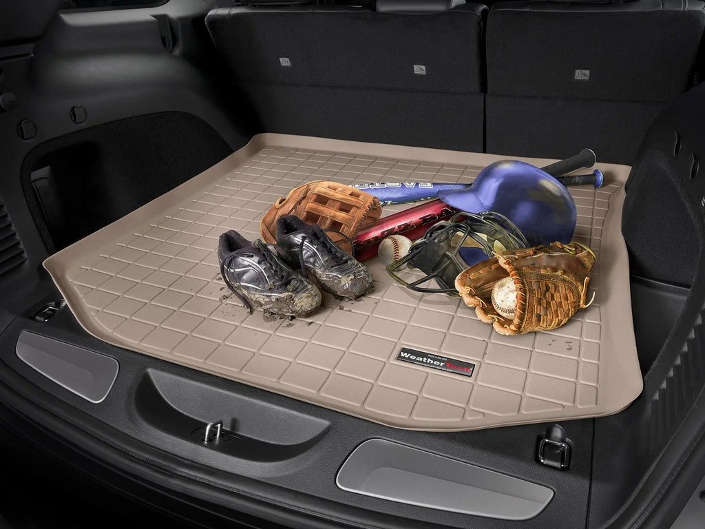 WeatherTech Cargo Trunk Liner compatible with 2014-2015 Toyota Highlander - Behind 2nd Row Seating, Tan