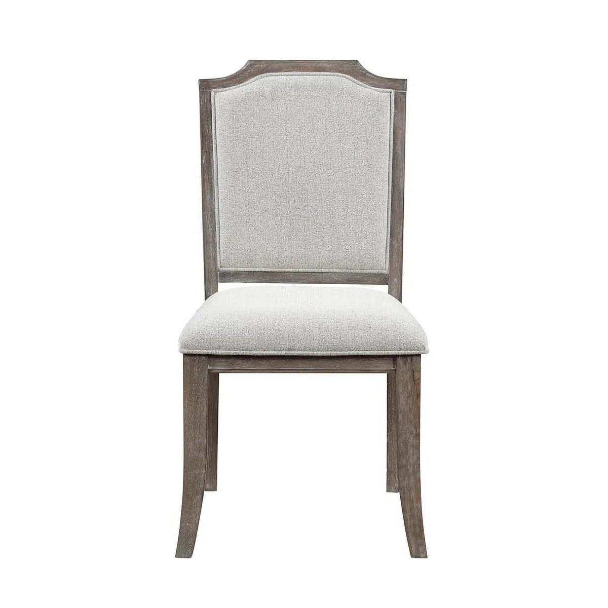 Lexicon Garner Wood Upholstery Dining Room Side Chair (Set of 2) in Brown Gray
