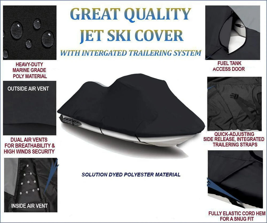 600D   Cover Compatible for Yamaha Wave Blaster  1996 1997 1-2 Seater