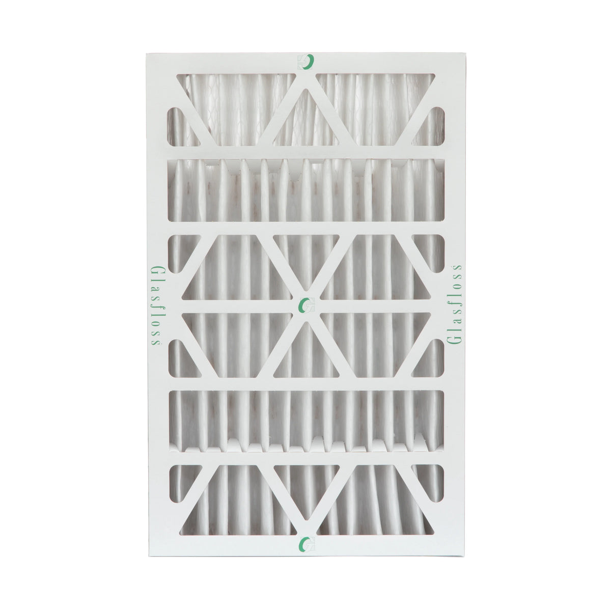 6 Pack of 16x25x4  13 Pleated 4" Inch Air Filters by Glasfloss. Actual Size: 15-1/2 x 24-1/2 x 3-3/4