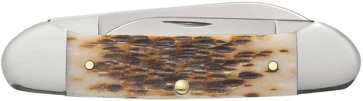 Case Amber Bone  Canoe Pocket Knife