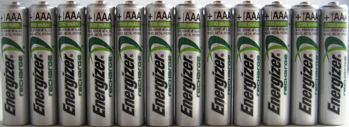 12 x New Energizer  Rechargeable NiMH Battery 800 mAh 1.2V