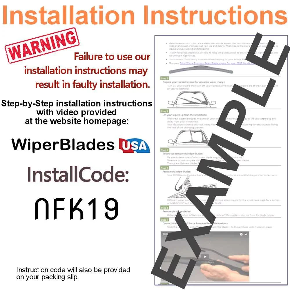 2020 Buick Encore  Beam Blade Wipers (Set of 3) w/Rear Wiper