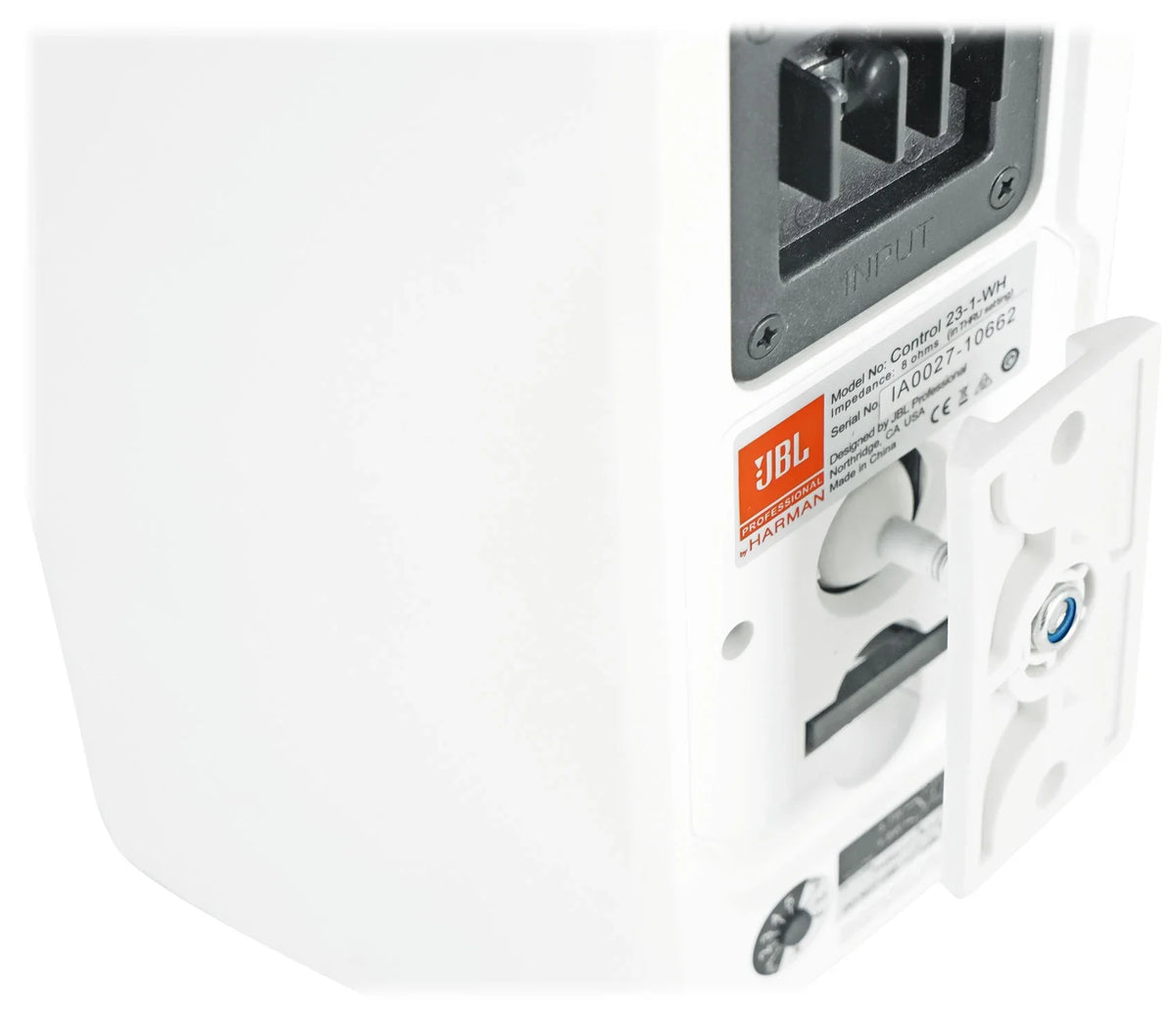 (10)  Control 23-1 White 3" Indoor/Outdoor 70v Commercial Wall Speakers + Amp