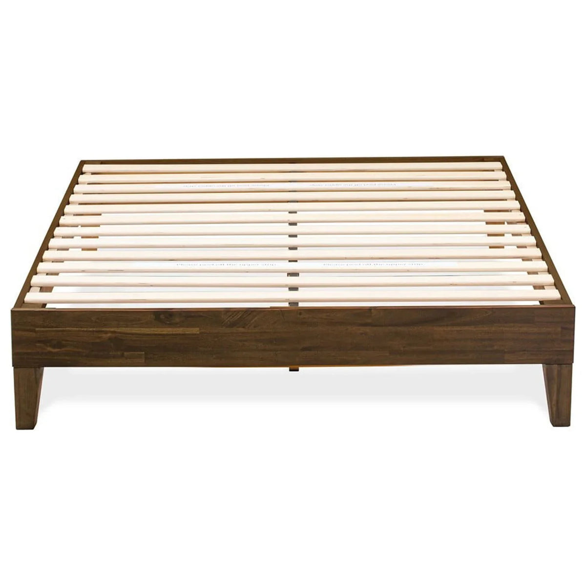 East West Furniture Navarro Traditional Engineered Wood Full Bed in Walnut