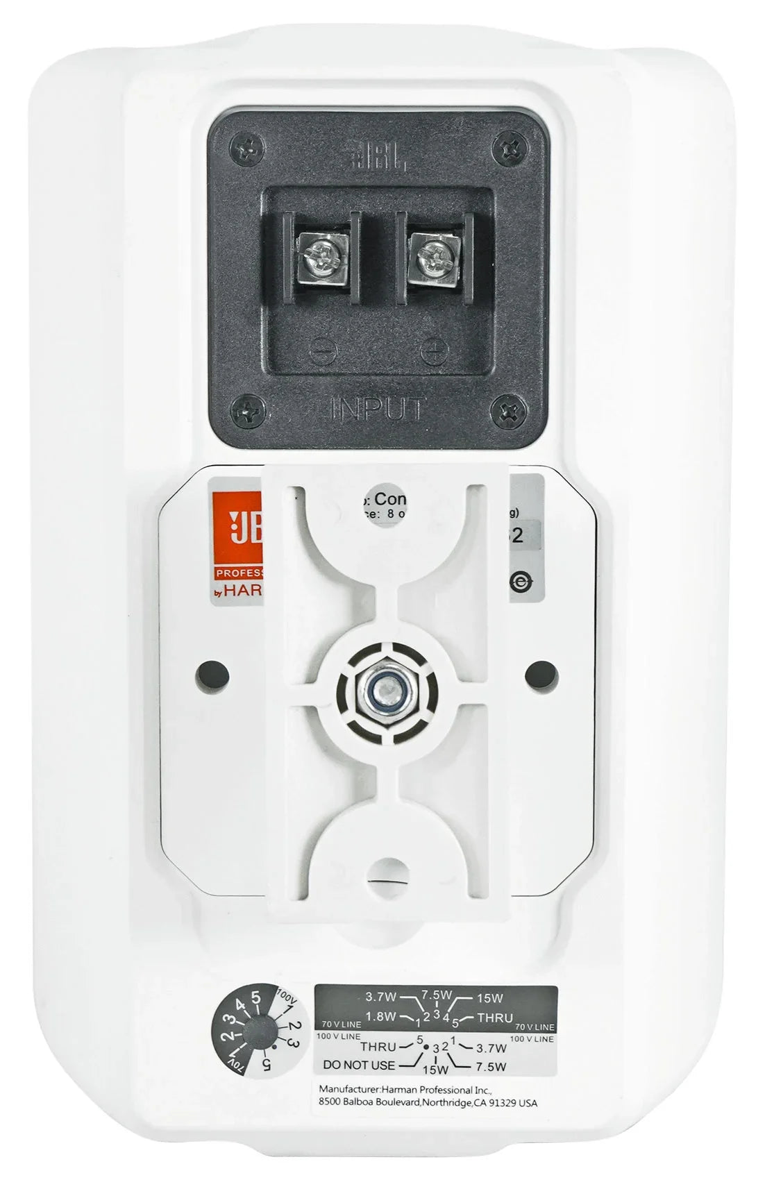 (10)  Control 23-1 White 3" Indoor/Outdoor 70v Commercial Wall Speakers + Amp