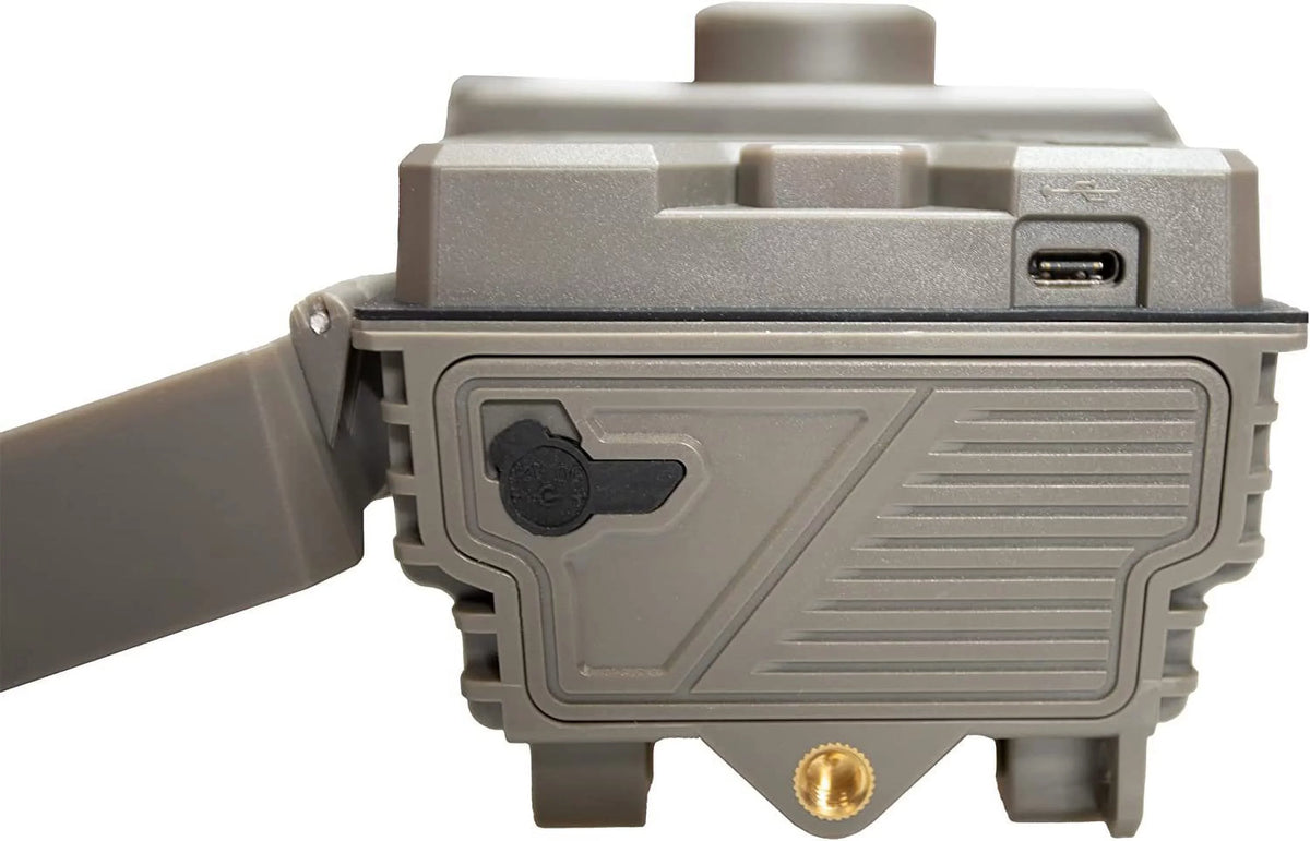 Reveal X  Cellular Trail Camera, Verizon and &T,  Glow, Integrated  Tracking, Built in  Screen,  Photo and  Video X- + Solar Panel