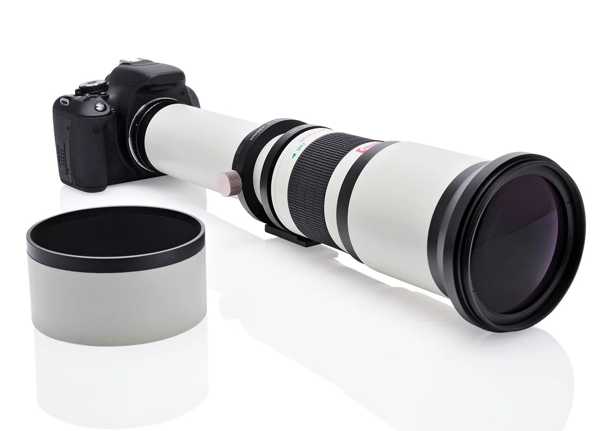 Opteka 650-1300mm (with 2x- 1300-2600mm) f/8 Manual Telephoto Lens +  for Sony Alpha A99 , A99, A77, A68, A65, A58, A57, A55, A37, A35, A33, A900, A700, A580, A560, A550, A390 Digital  Cameras