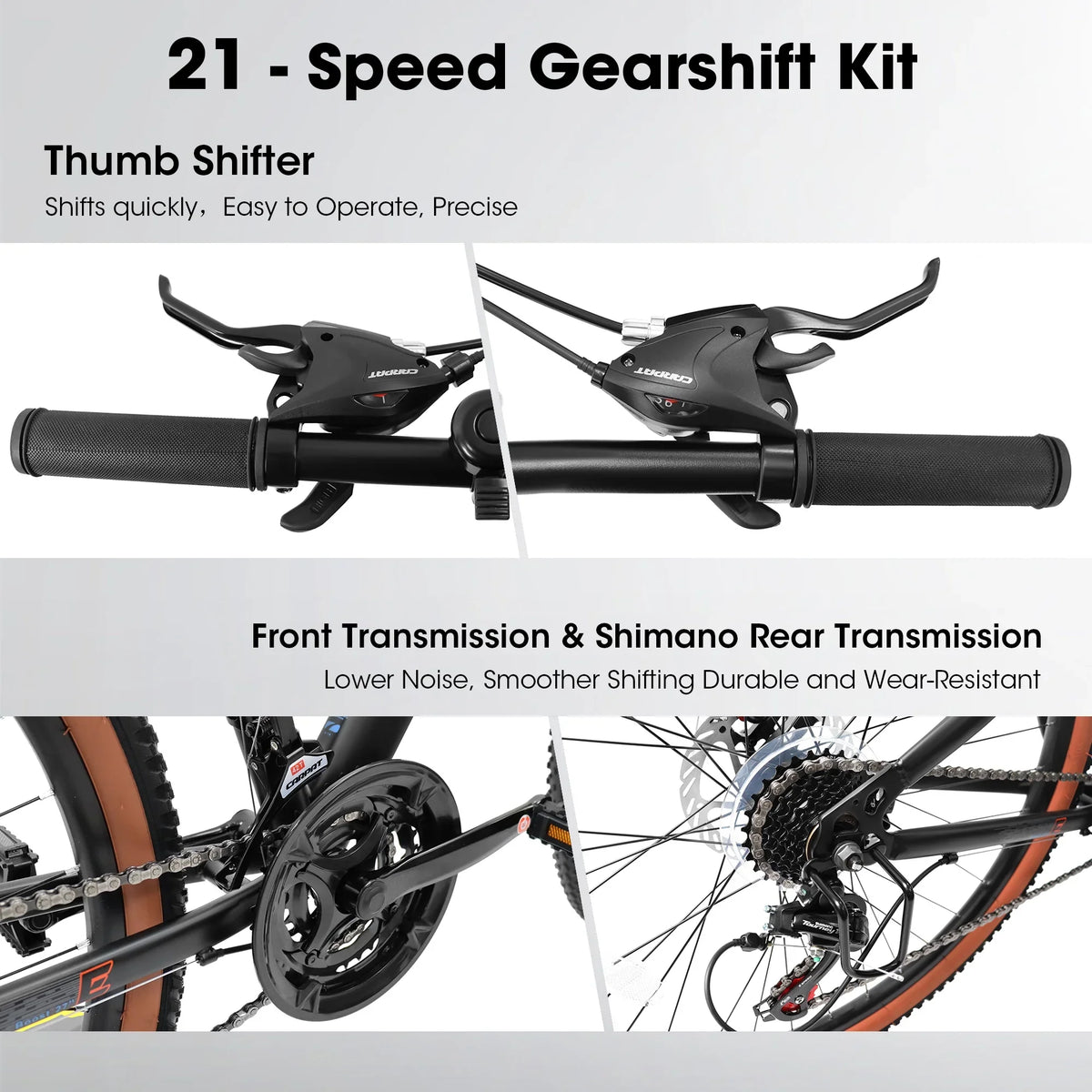 Ecarpat Mountain Bike - 1 - 44.0 - Conquer trails with ease on this versatile bike!