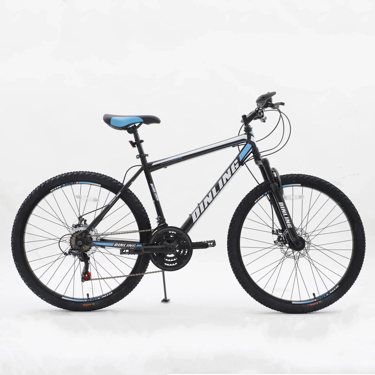 Mens 26 inch Wheels Mountain Bike for Teen, 21 Speed Road Bike, Black&Blue