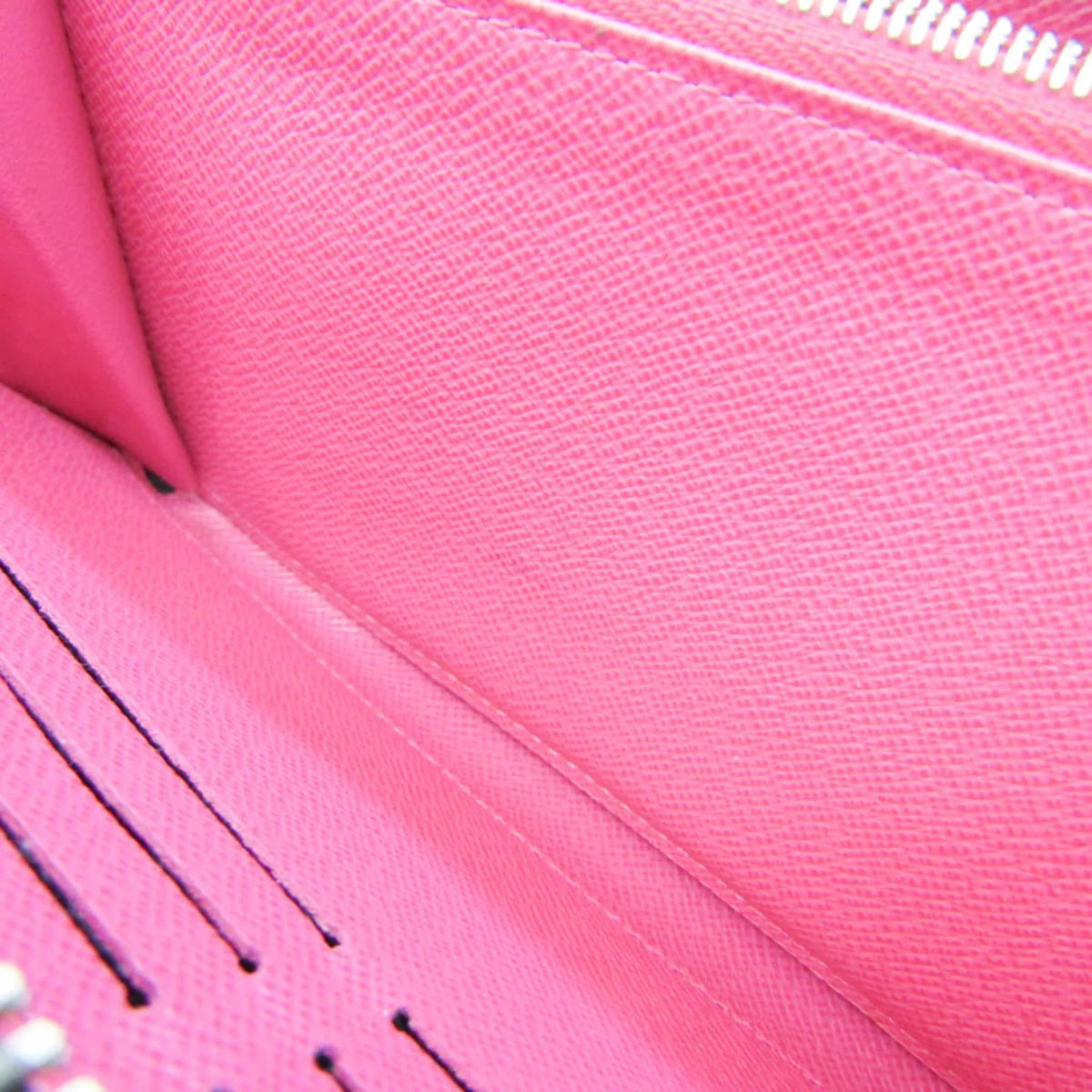 Pre-Owned Louis Vuitton Epi Zippy-wallet M64838 Women's Epi Leather Long Wallet (bi-fold) Hot Pink,Noir (Good)