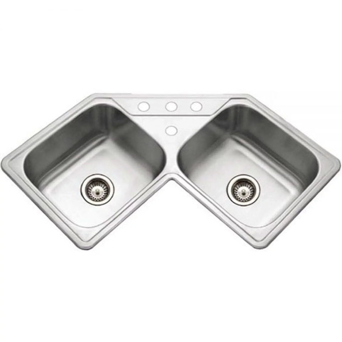 Houzer -3221-1 31-7/8" x 31-7/8" Stainless Steel Topmount Kitchen Sink