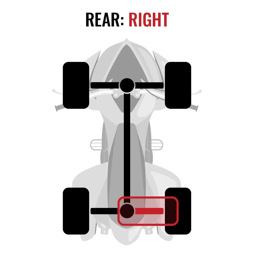 Sixity  Rear Right  Axle compatible with Can-Am 1000 Outlander 650 2015 2014 2013
