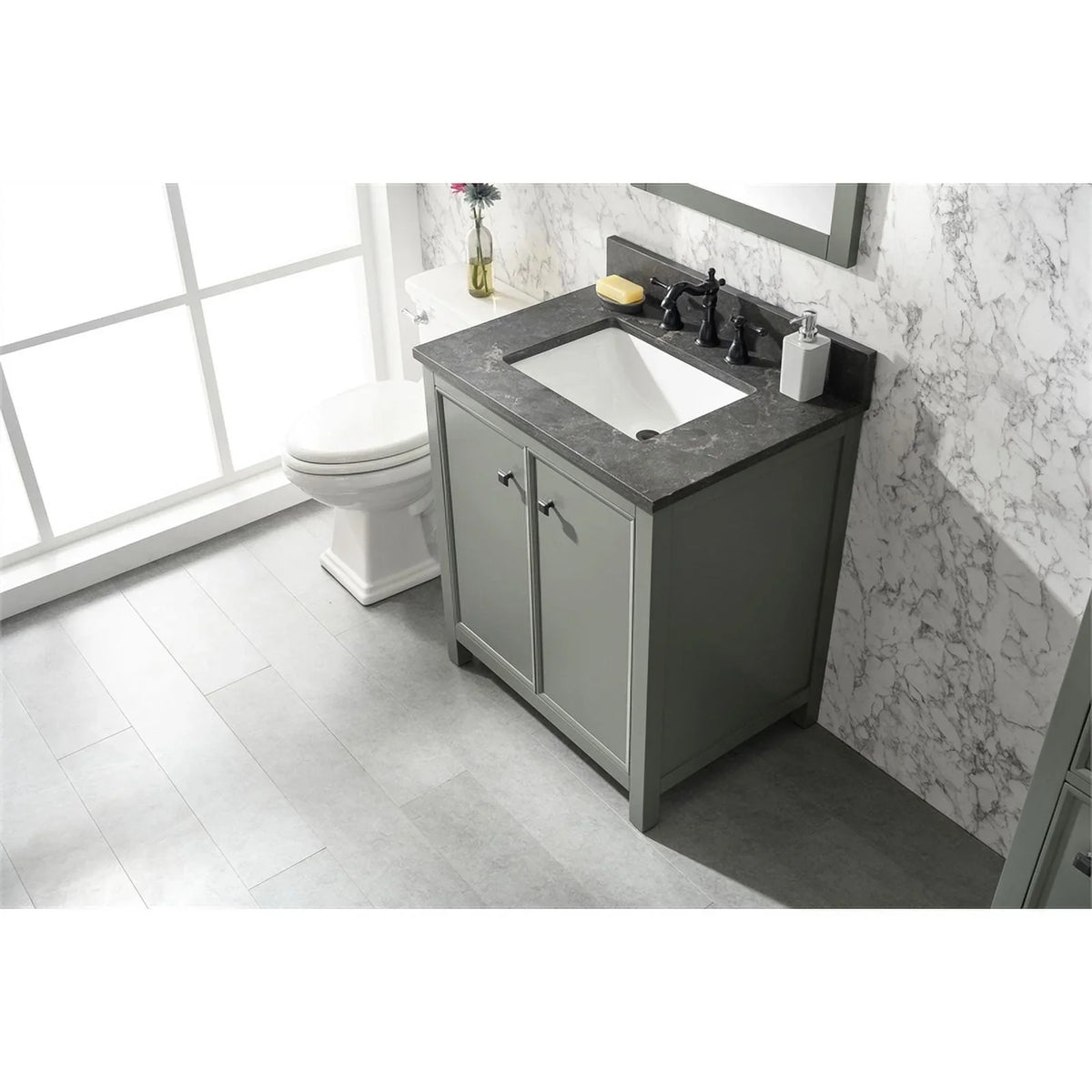 Legion Furniture 30" Contemporary /Veneer Wood Sink Vanity Cabinet - Green
