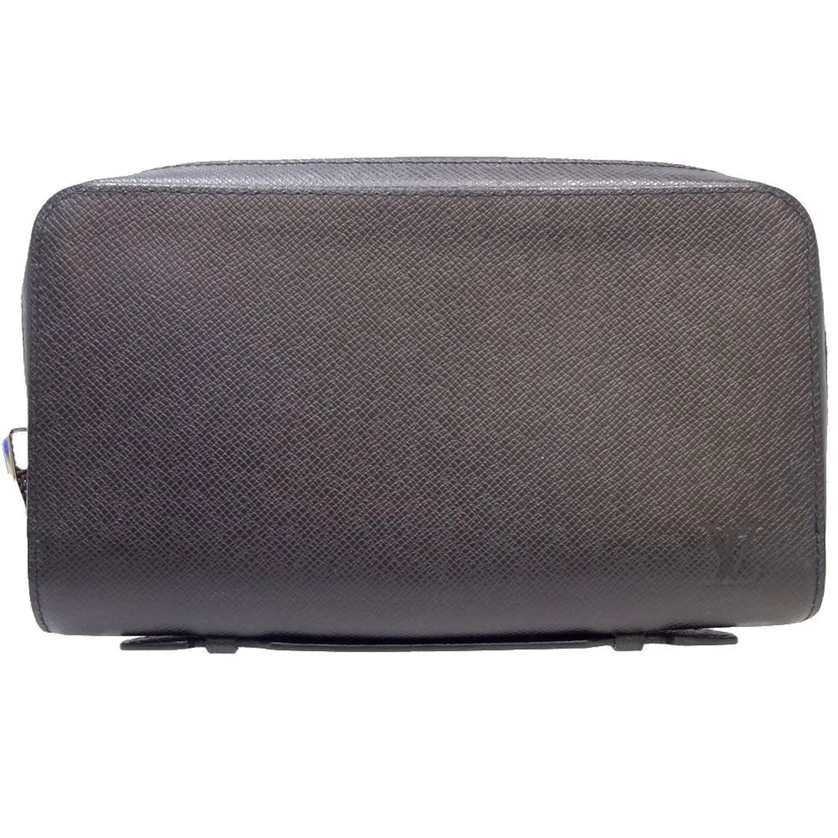 Pre-Owned Louis Vuitton Taiga   Zippy  M42097 Long Wallet Ardoise 083562 (Good)