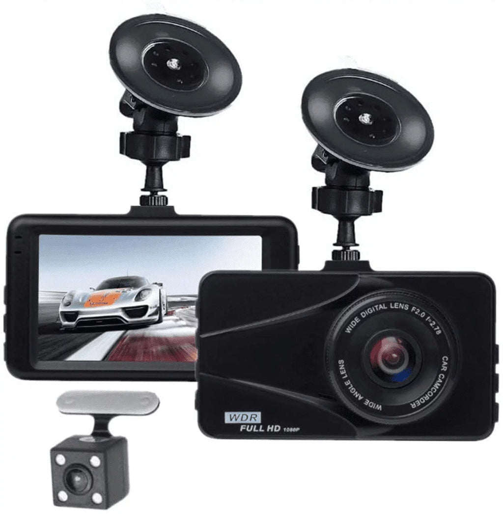 T670 Plus  Dash Cam For semi truck with night vision Dual Travel Recorder Full  3"  Screen 170° Wide Angle, , G-Sensor, Loop Recording Motion Detection Excellent Video Images