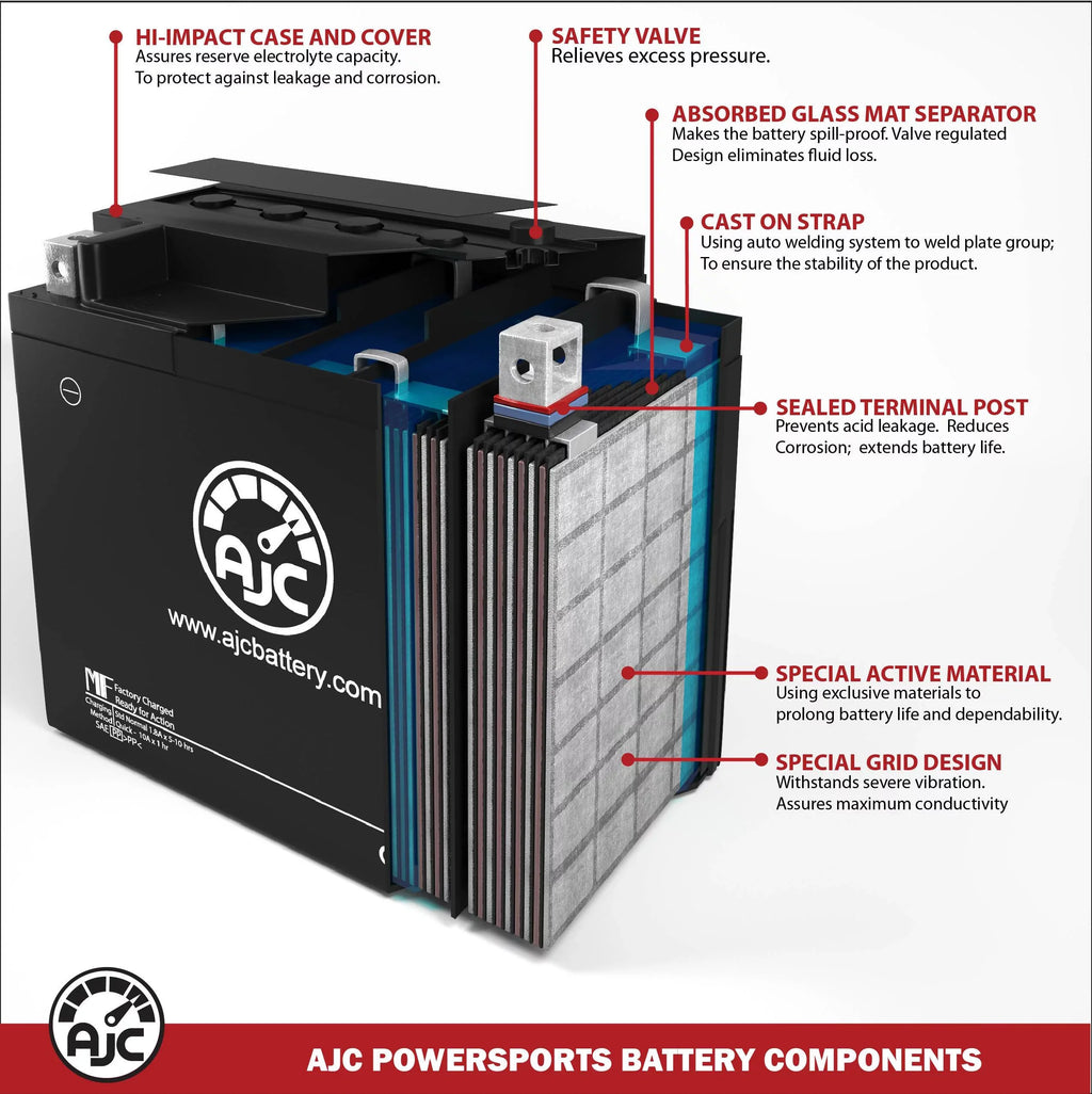 Bombardier Mx Z 700 698CC 12V Snowmobile Replacement Battery (1999-2000) - This Is an  Brand Replacement