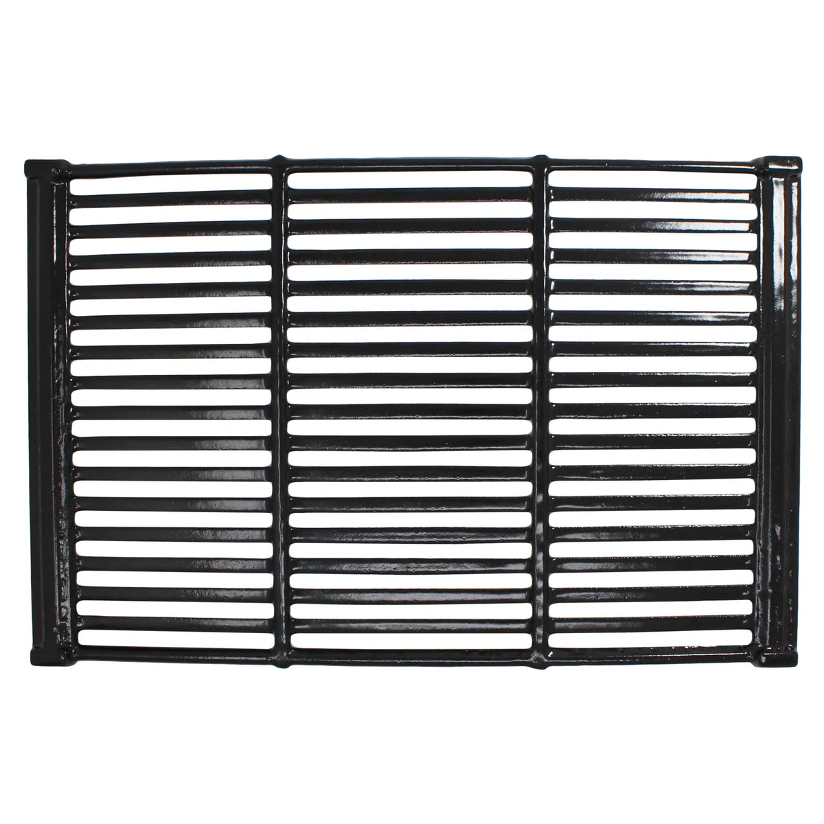 2  Grill Cooking Grates & 3 Heat Shield Plate Tent Replacement Parts for Charmglow 810-6320-V - Compatible Barbeque Porcelain Enameled Cast Iron Grid 19" & Flame Tamer, Flavorizer Bar