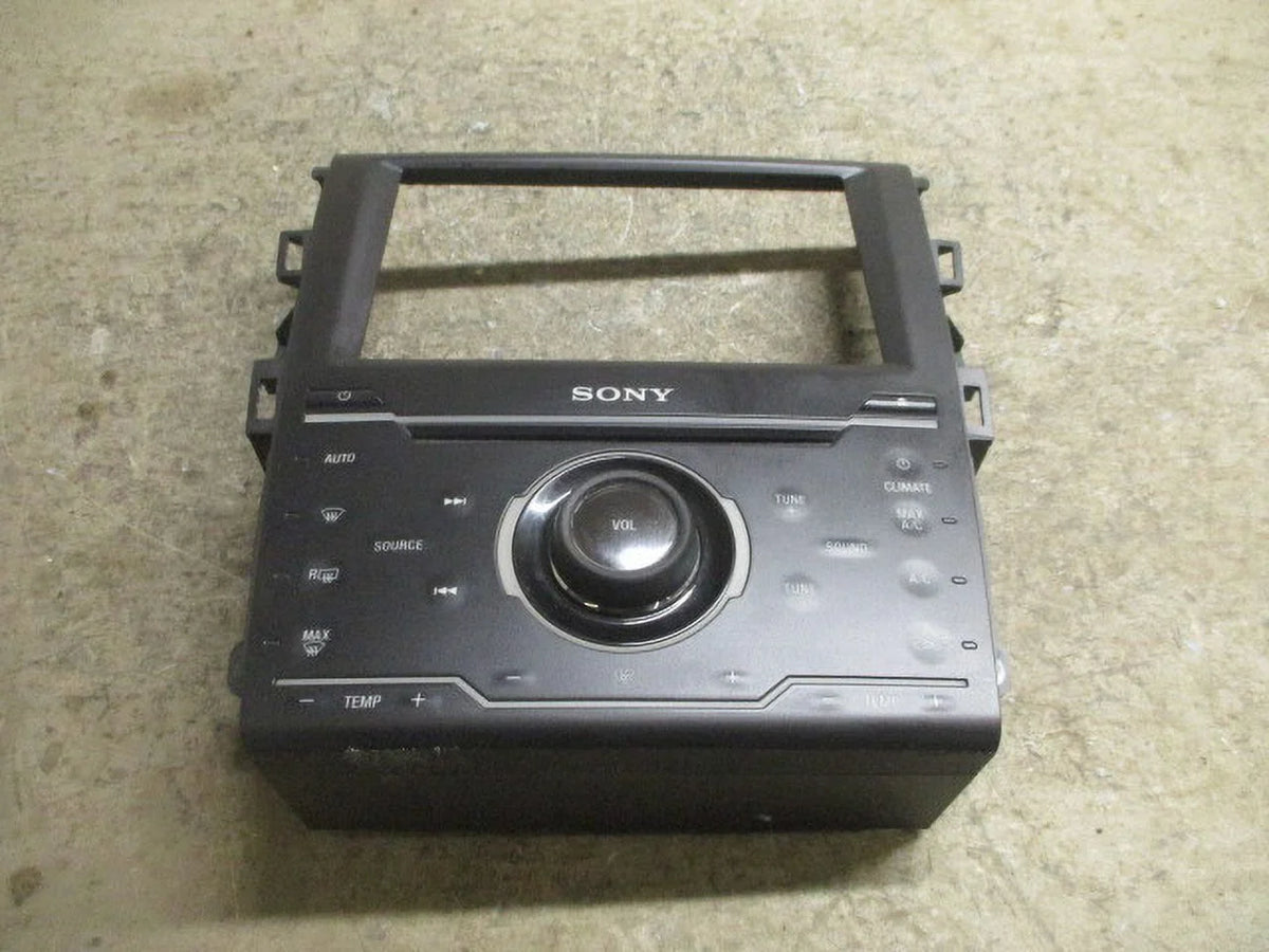 Pre-Owned 2013 Ford Fusion Sony Radio Control Panel Face   (Good)
