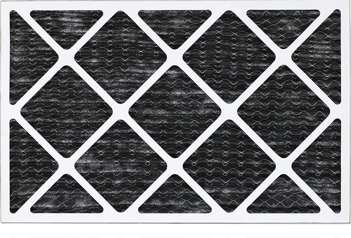 Filterbuy 16x24x1  8 Odor Eliminator Pleated   Furnace Air Filters with Activated Carbon (4-Pack)
