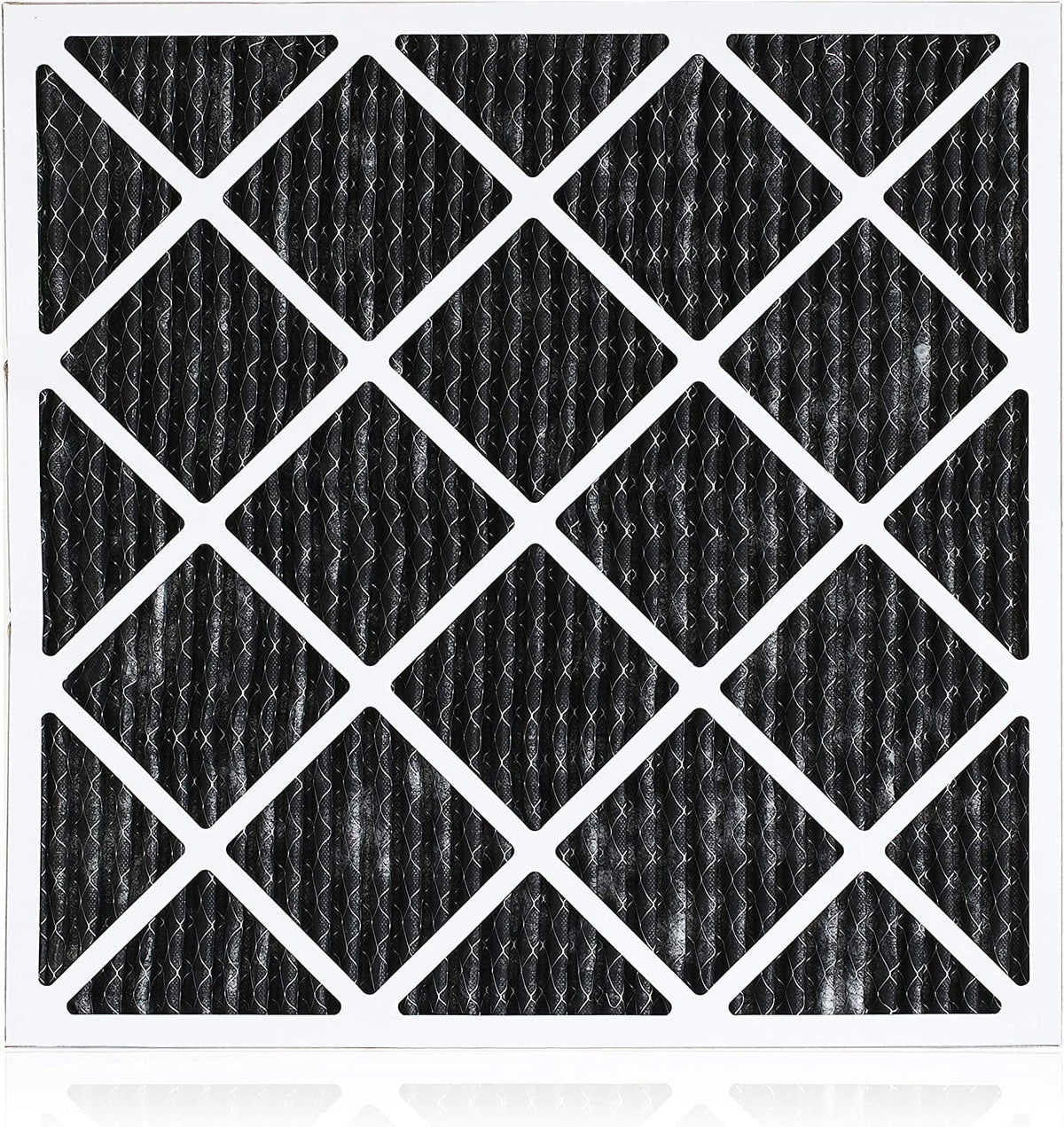 Filterbuy 20x23x1  8 Odor Eliminator Pleated   Furnace Air Filters with Activated Carbon (3-Pack)