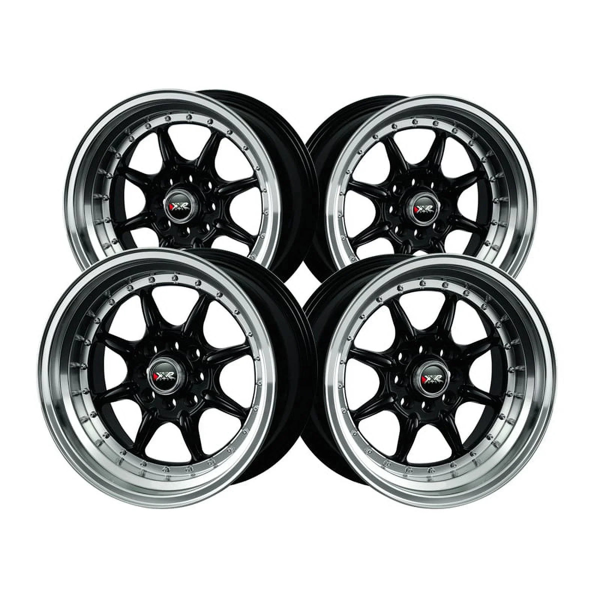 2 16 Black Wheel / Rim 4x100 & 4x4.5 with a 20mm Offset and a 73.1 Hub Bore.