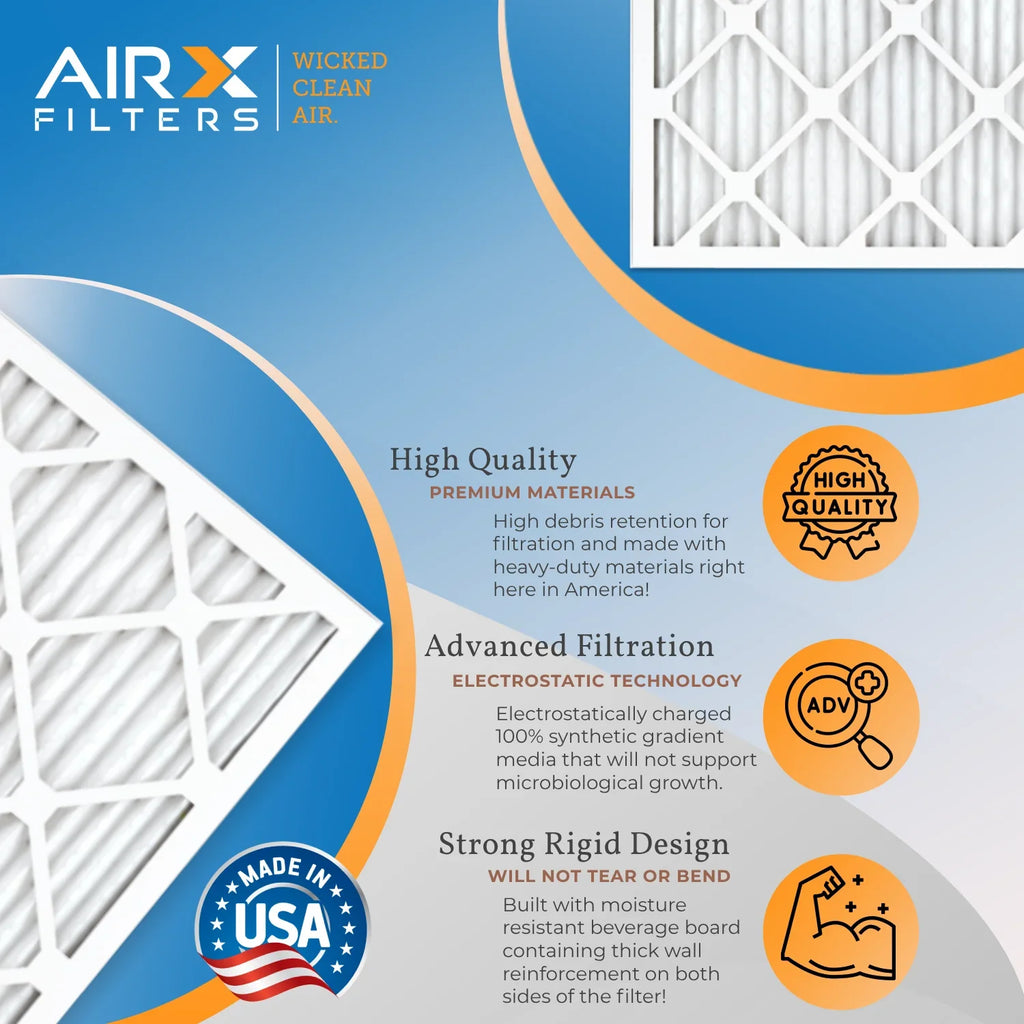 16x24x1 Air Filter  11 Comparable to  1000,  1200 &  7 Electrostatic Pleated Air Conditioner Filter 4 Pack  Premium  Made 16x24x1 Furnace Filters by     .